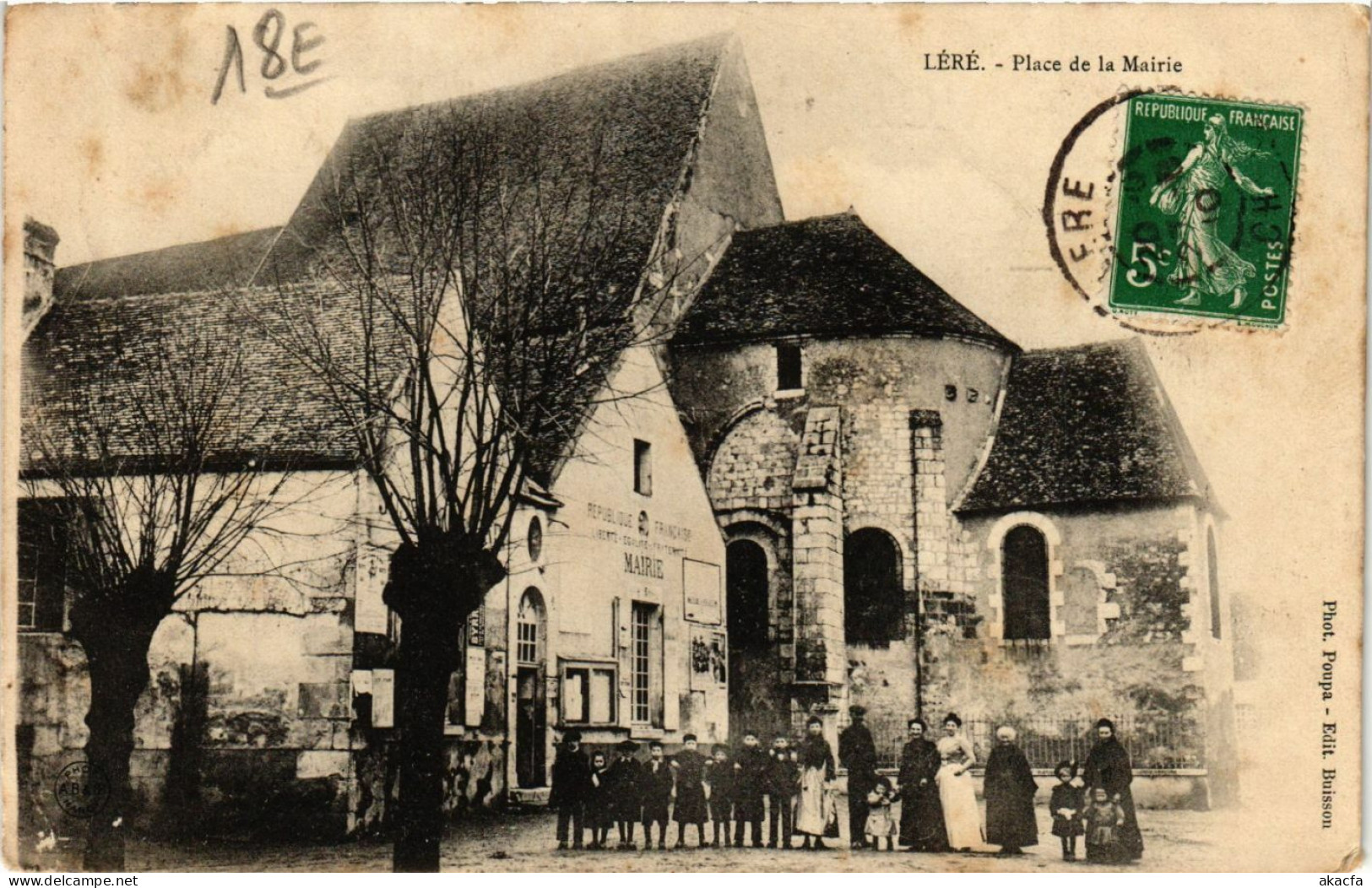 CPA LÉRÉ Place de la Mairie (863349)