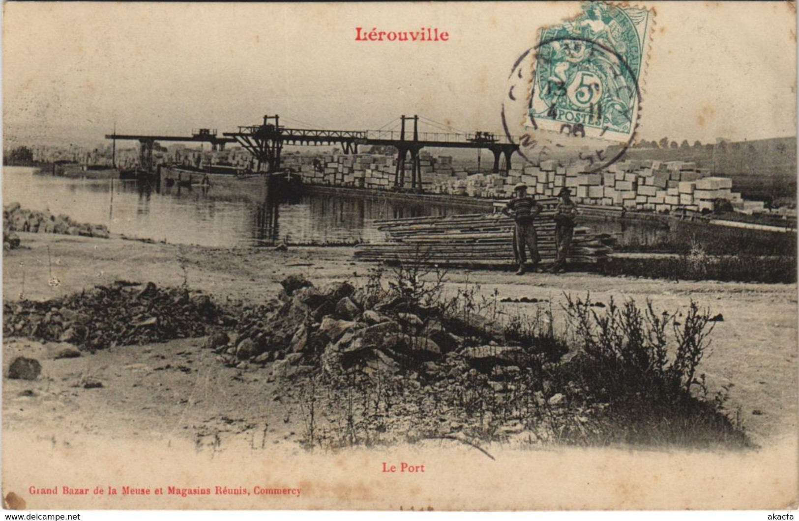 CPA LÉROUVILLE Le Port (805492)