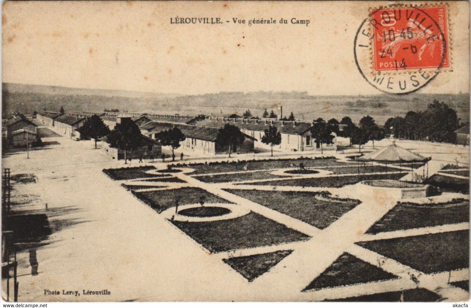 CPA LEROUVILLE - Vue generale du Camp (125821)