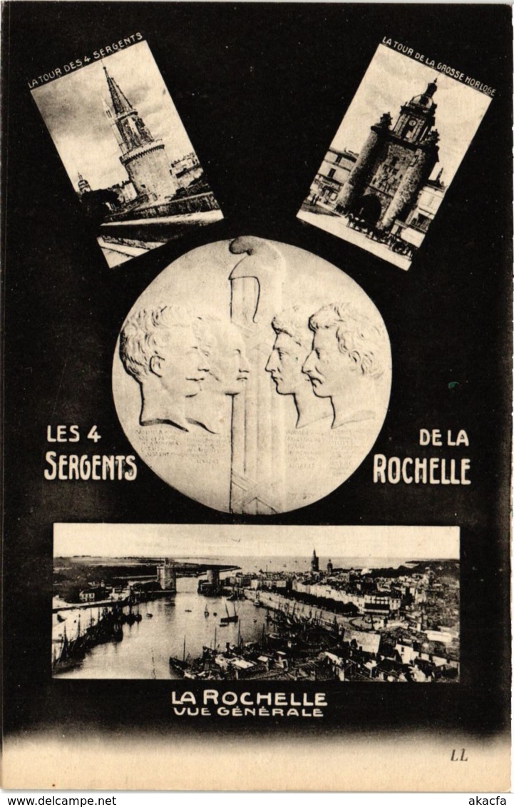 CPA Les 4 Sergents de LA ROCHELLE - LA ROCHELLE vue générale (975898)