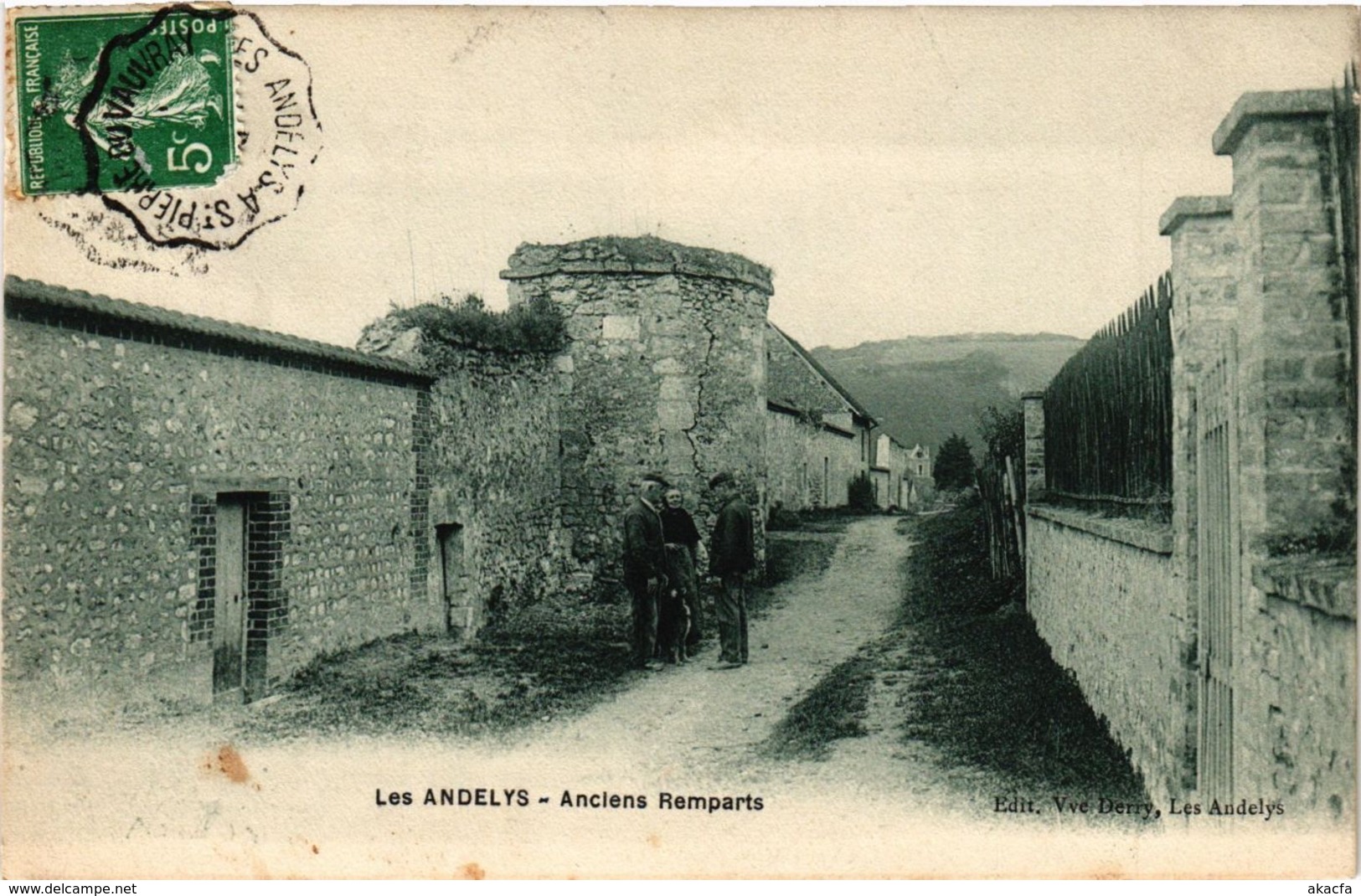 CPA LES ANDELYS - Anciens Remparts (297156)