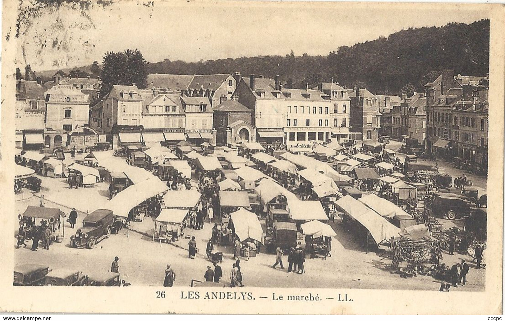 CPA Les Andelys Le Marché