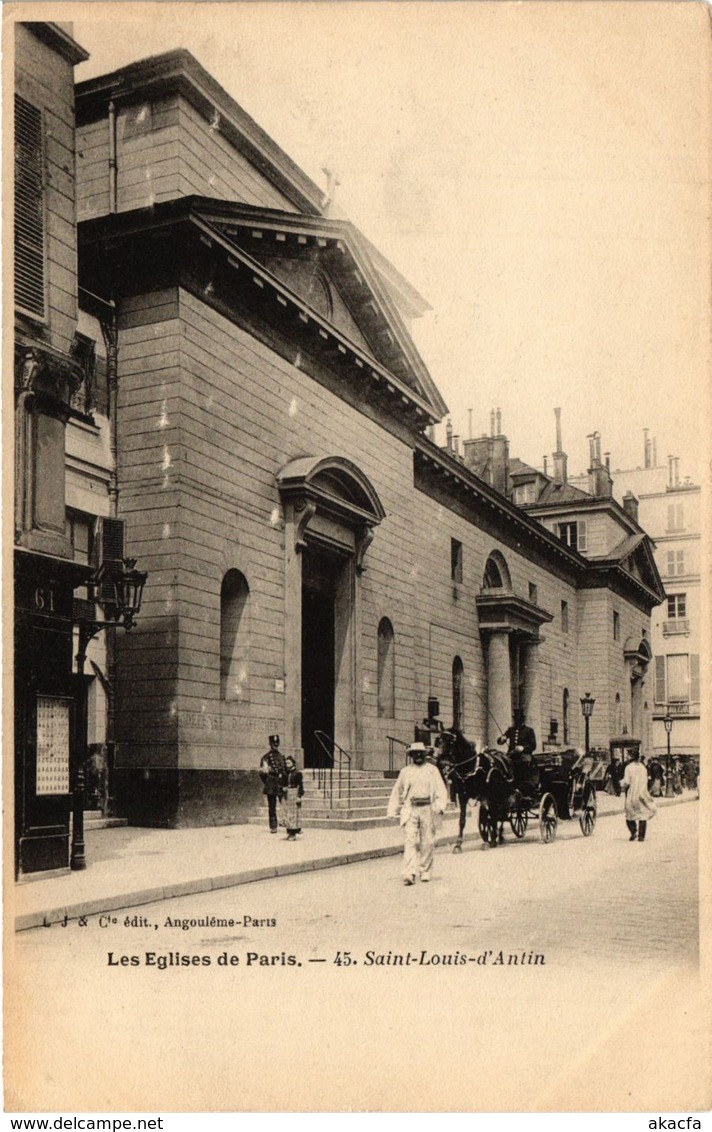 CPA Les Eglises de Paris 9e - Saint-Louis d'Antin (273810)