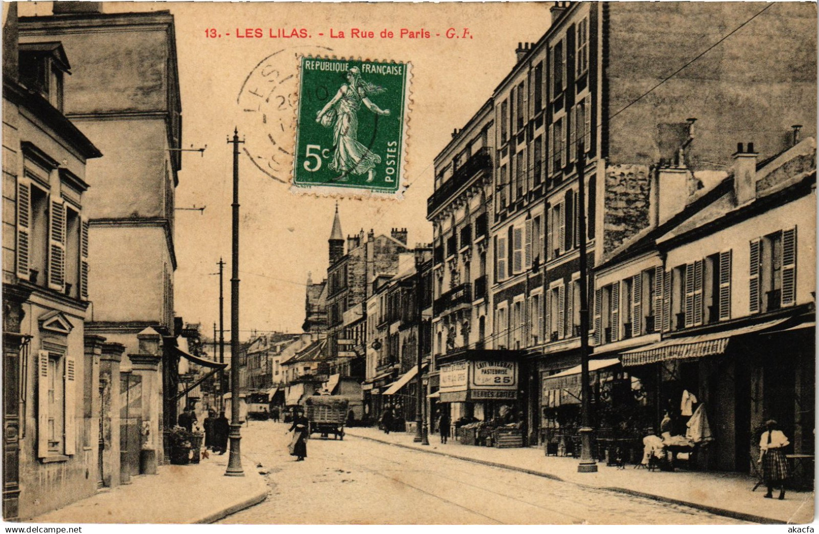 CPA Les Lilas Rue de Paris (1391484)