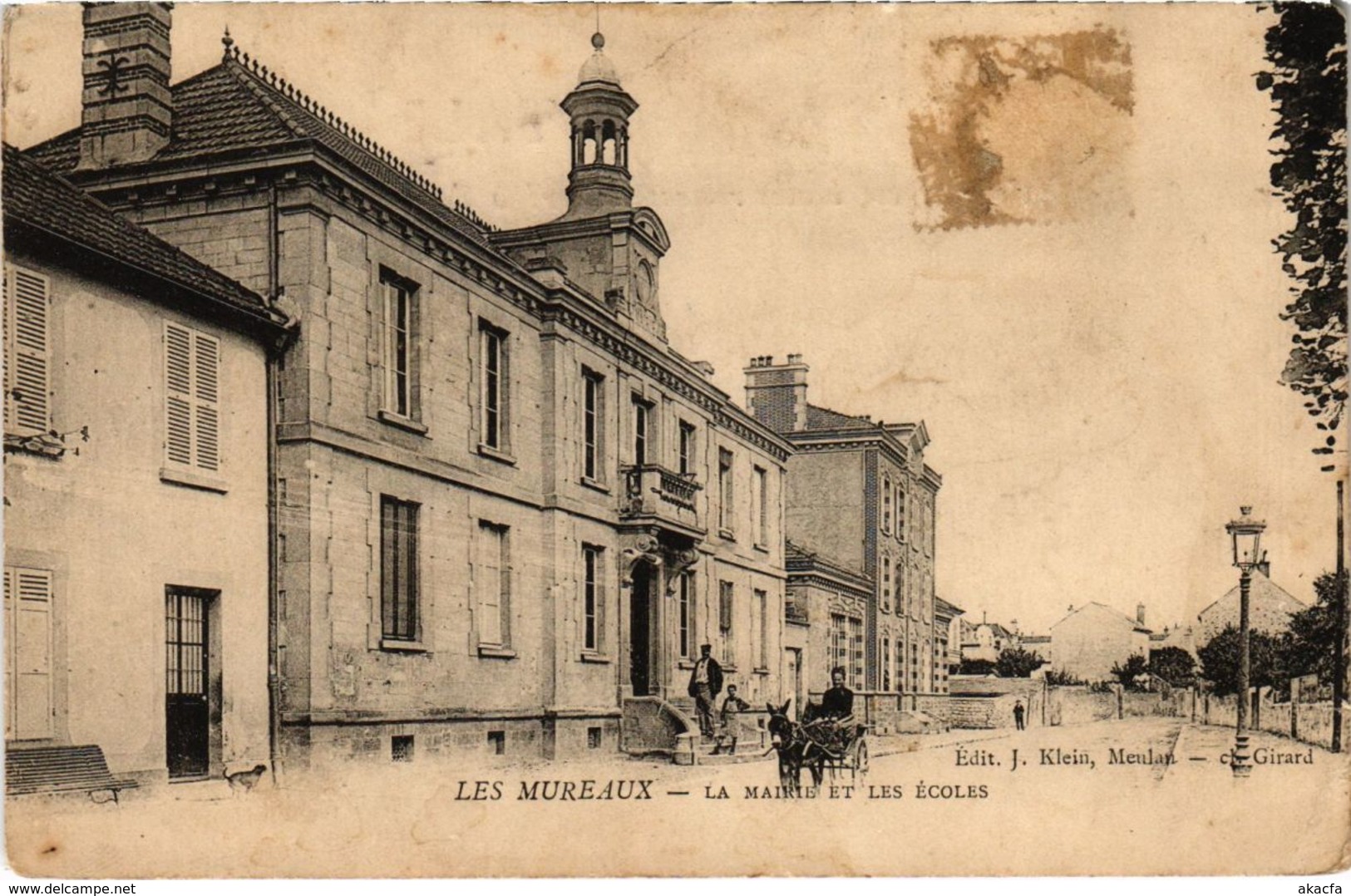 CPA Les Mureaux - La Mairie et le Ecoles (103166)