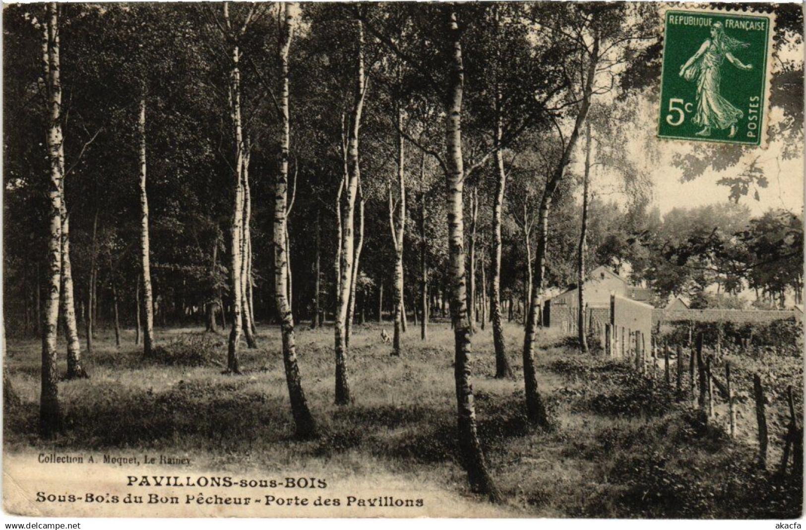 CPA LES PAVILLONS-suos-BOIS Sous-Bois du Bon Pecheur (1352952)