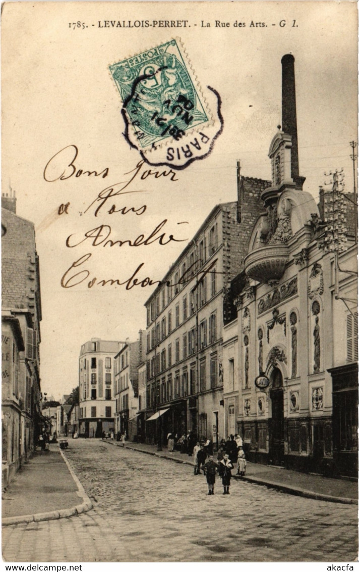 CPA LEVALLOIS-PERRET - La Rue des Arts (986975)