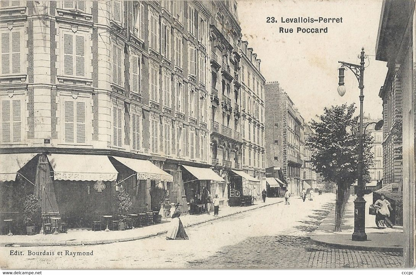 CPA Levallois-Perret Rue Poccard