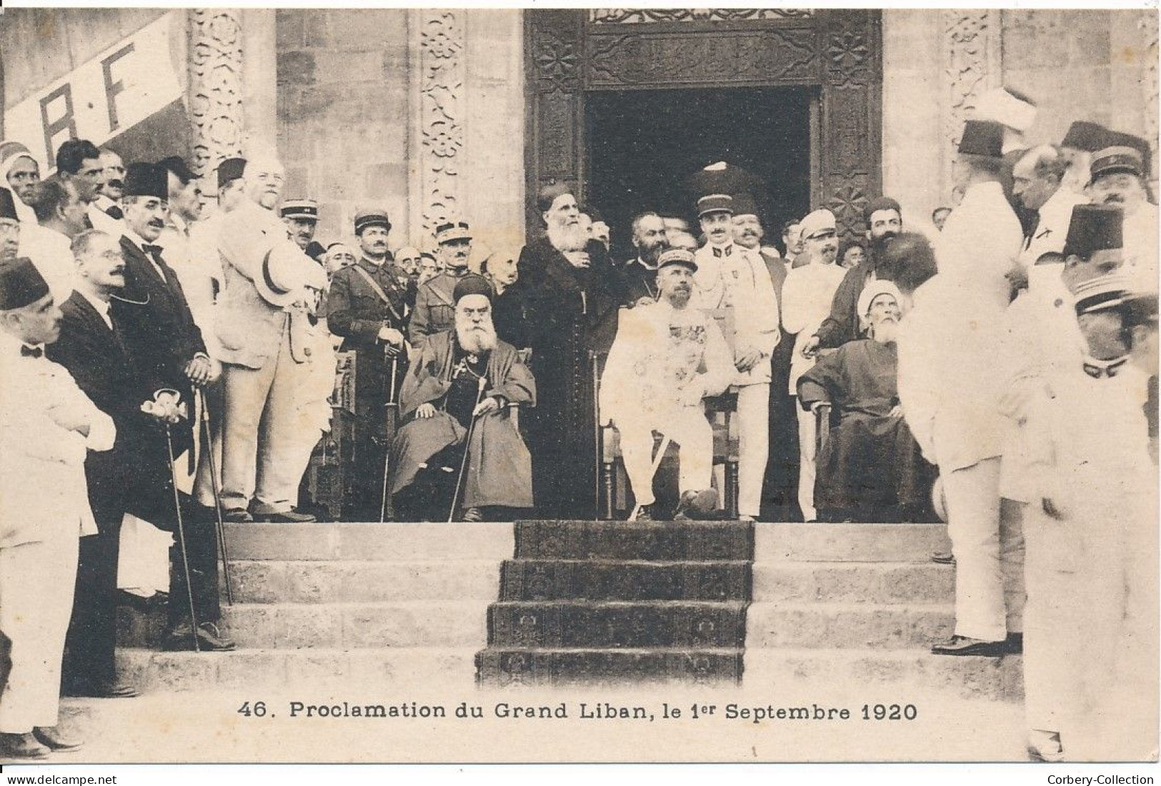 CPA. LIBAN. Proclamation du Grand Liban. 1er Septembre 1920