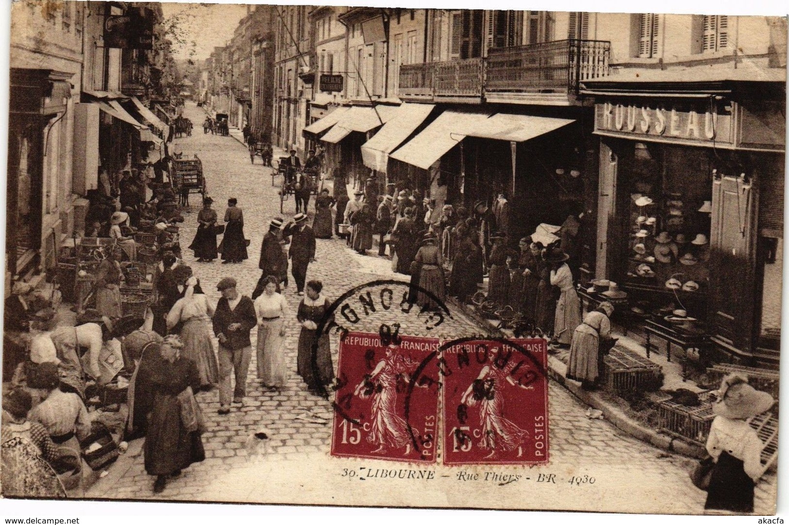 CPA LIBOURNE - Rue thiers (192980)