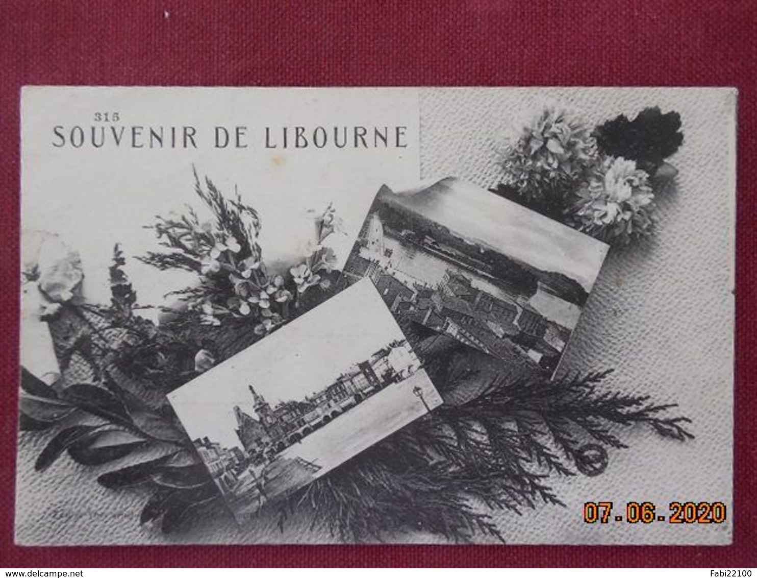 CPA - Libourne - "Souvenir de..." - Multi-Vues