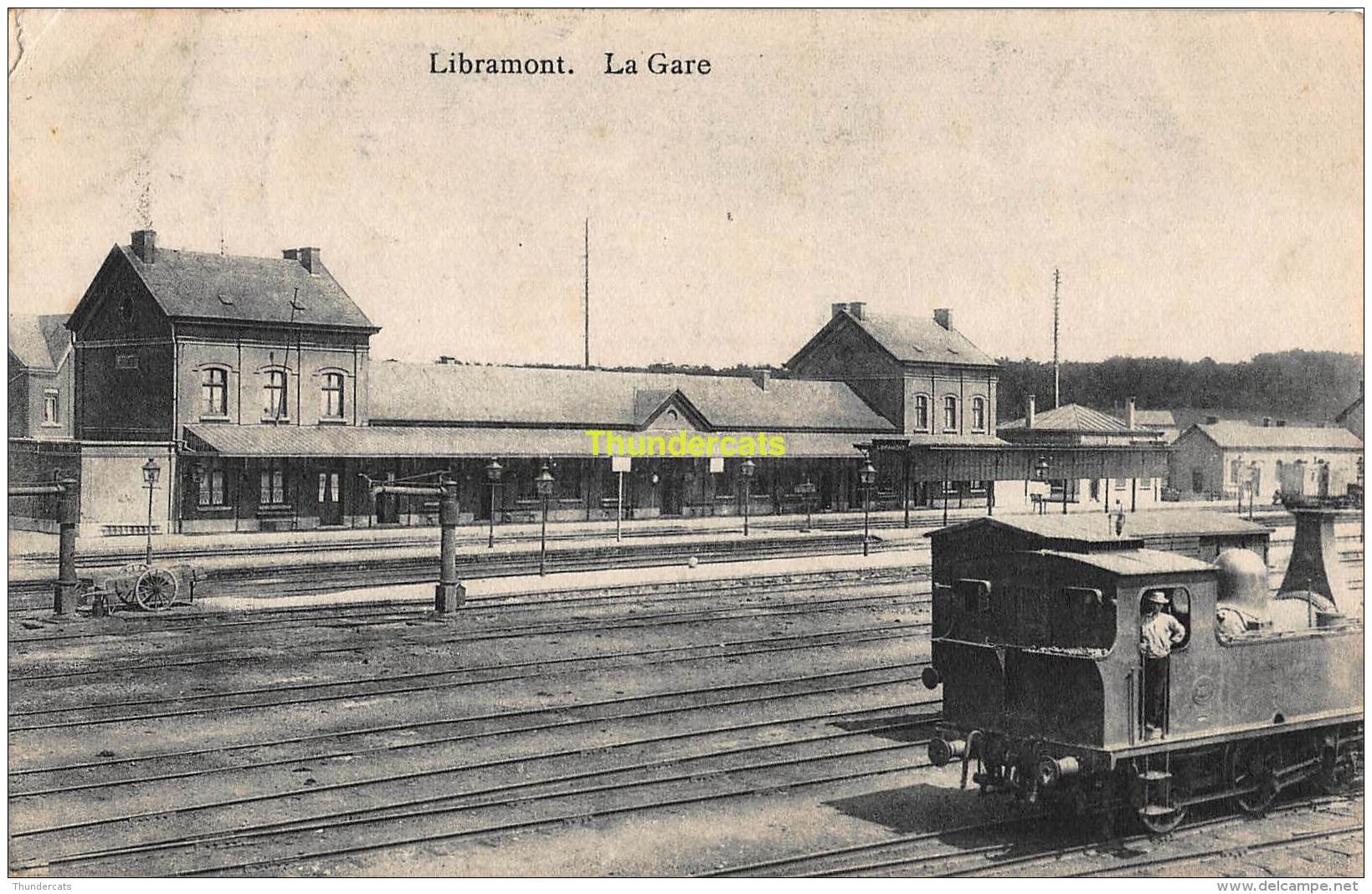 CPA  LIBRAMONT LA GARE TRAIN