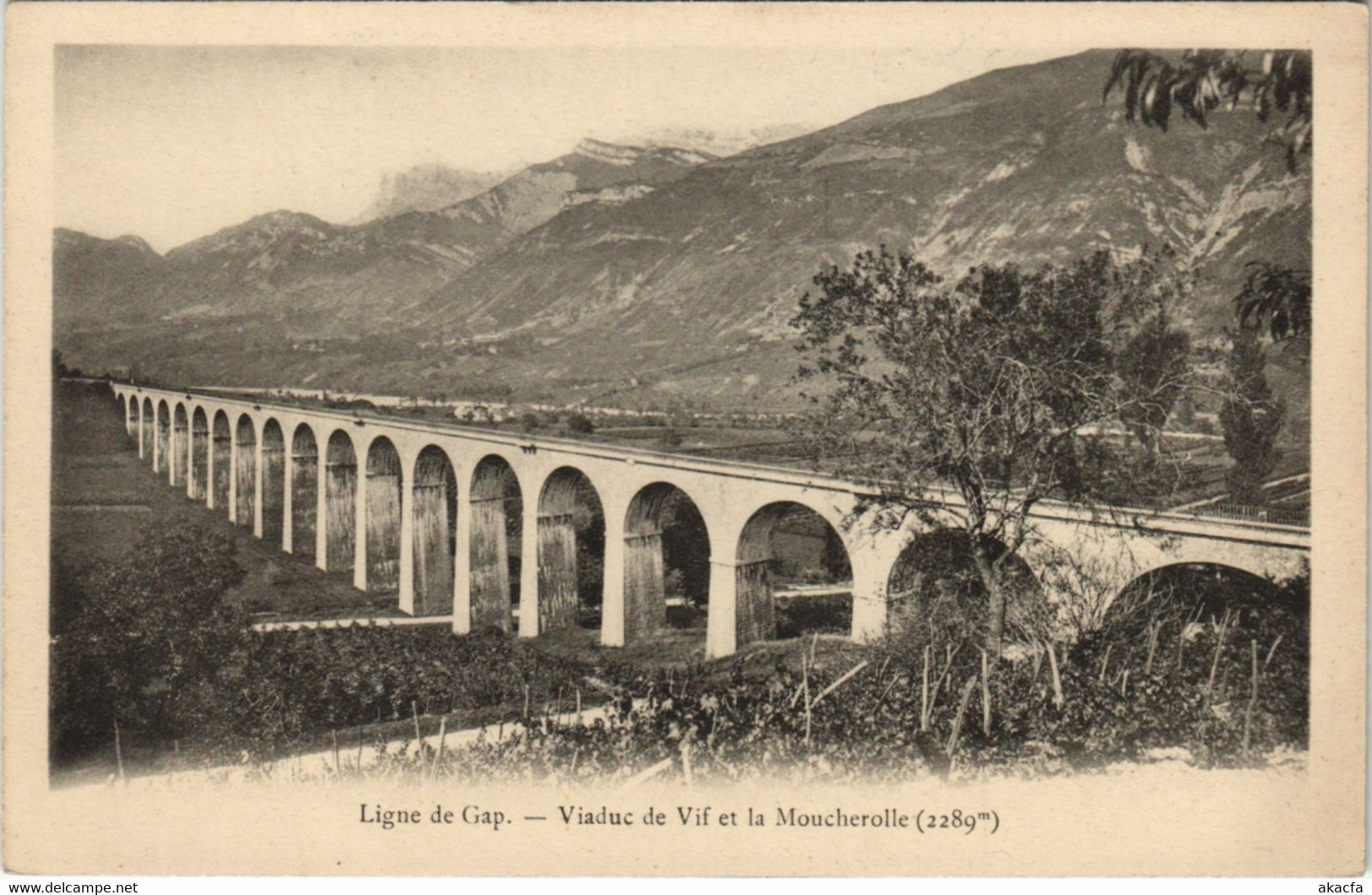 CPA Ligne de GAP - Viaduc de Vif et la Moucherolle (2289) (123903)