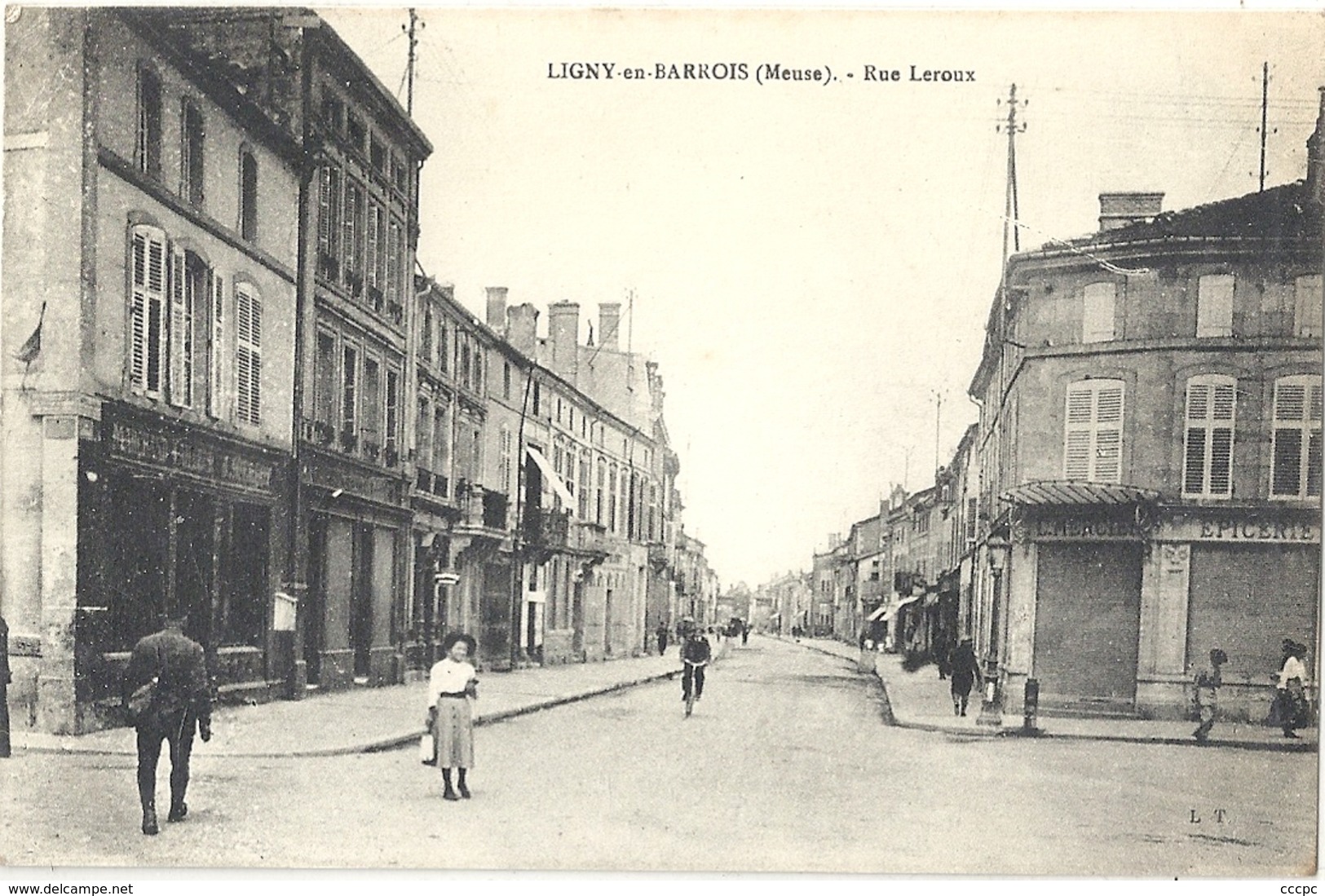 CPA Ligny-en-Barrois Rue Leroux