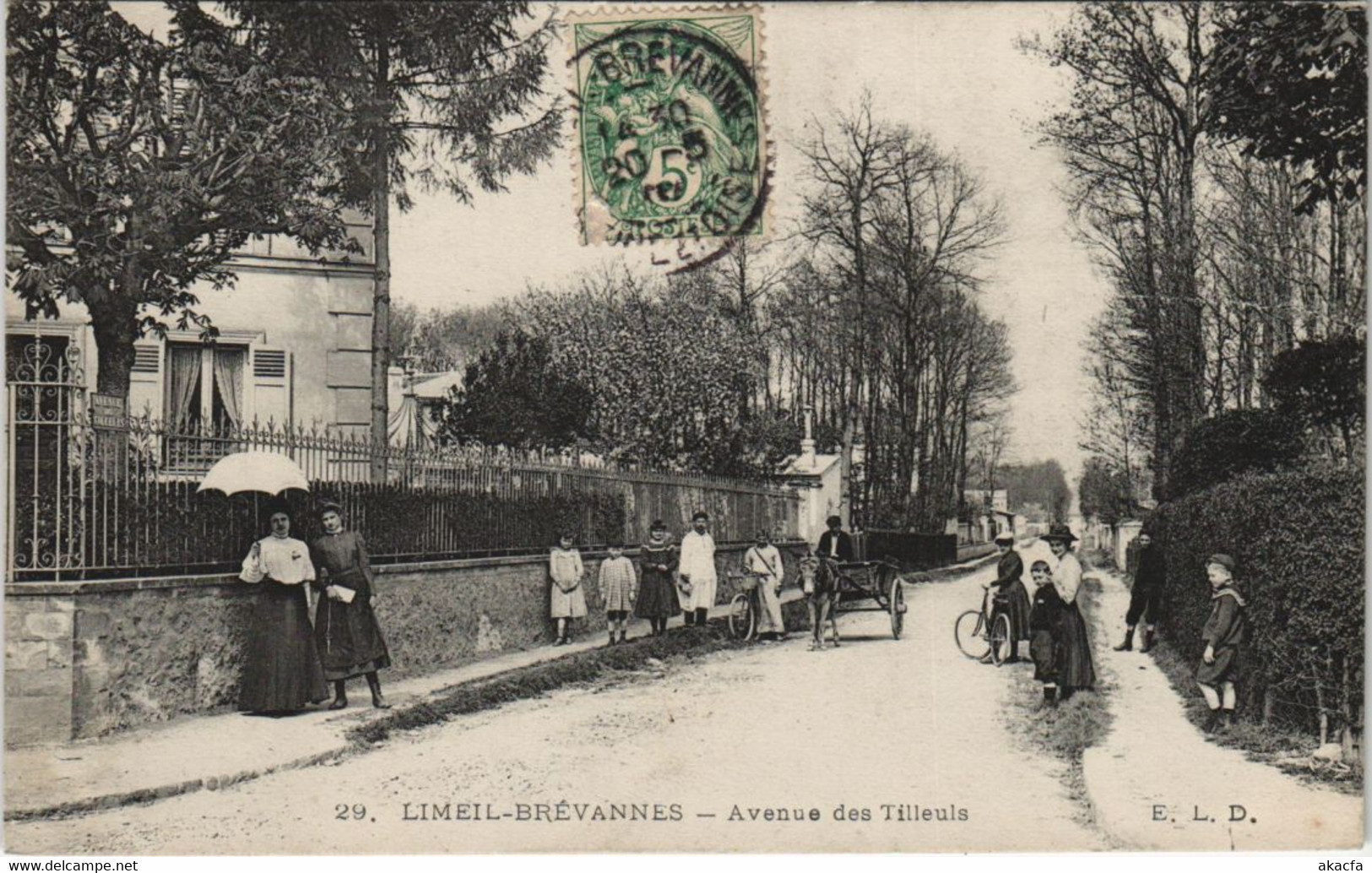 CPA LIMEIL-BRÉVANNES - Avenue des Tilleuls (44957)