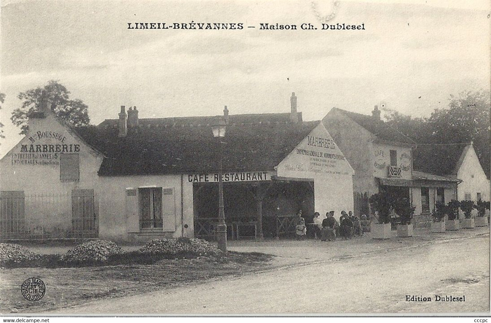 CPA Limeil - Brévannes Marbrerie Maison Dublesel