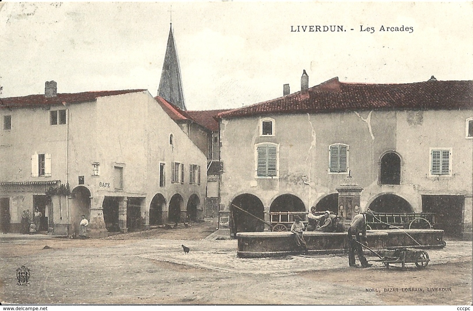 CPA Liverdun Les Arcades