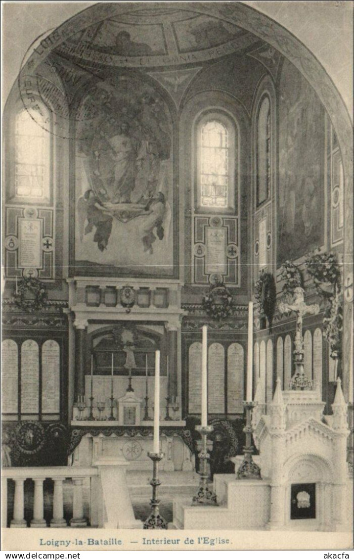 CPA LOIGNY-la-BATAILLE Interieur de l'Eglise (1201574)