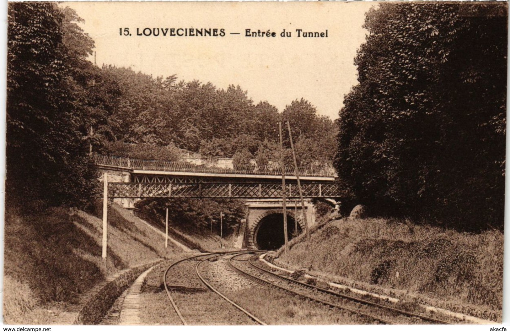 CPA LOUVECIENNES - Entrée du Tunnel (102661)