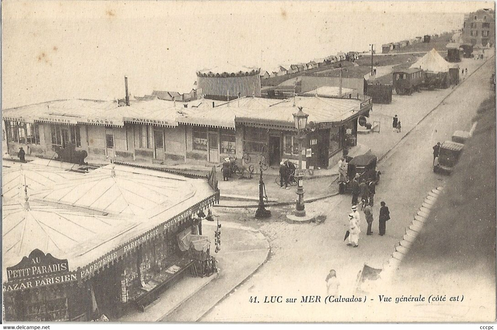 CPA Luc-sur-Mer vue générale