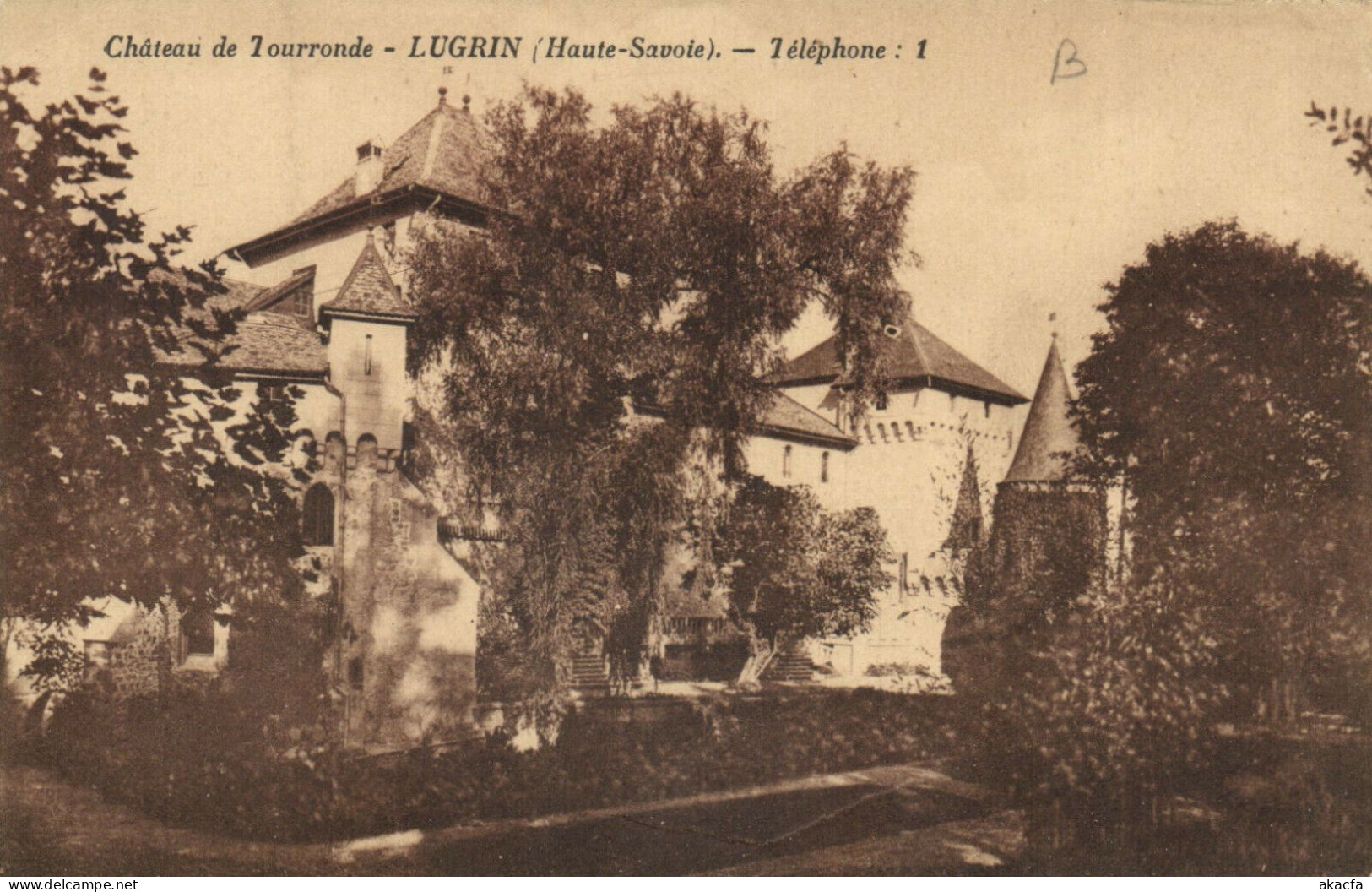 CPA LUGRIN Chateau de Tourronde (336977)