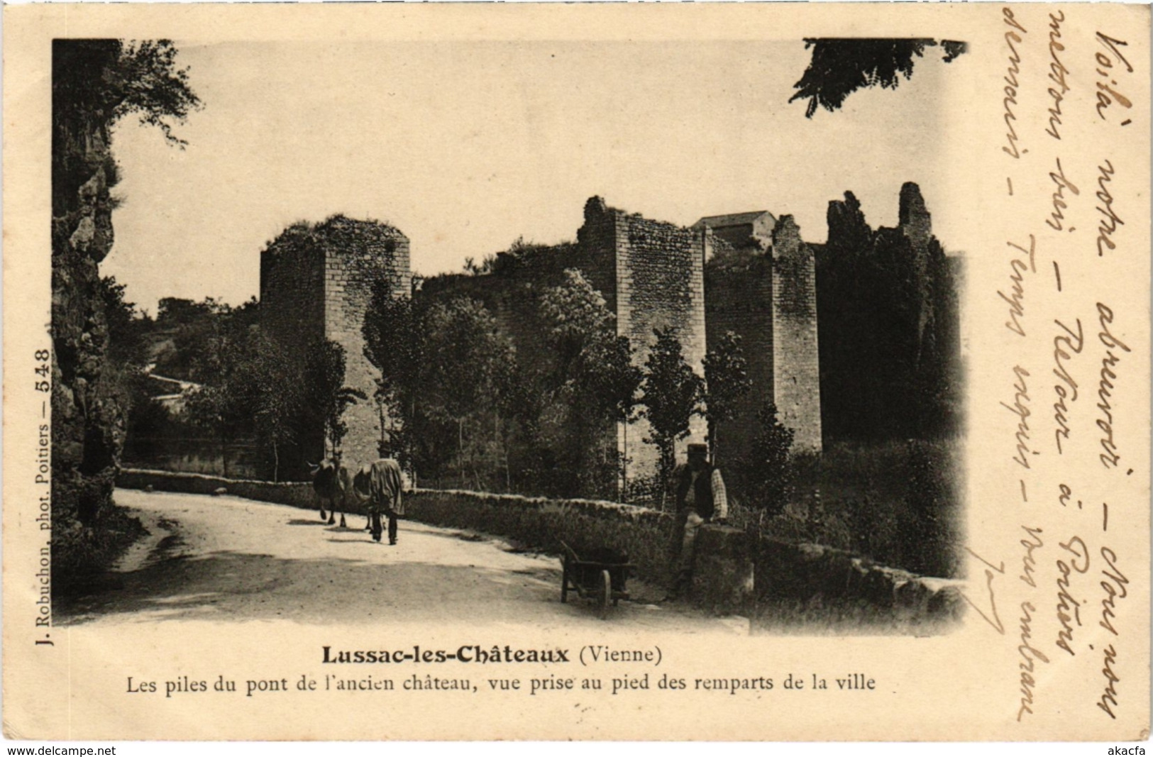 CPA Lussac-les-Chateaux (111587)