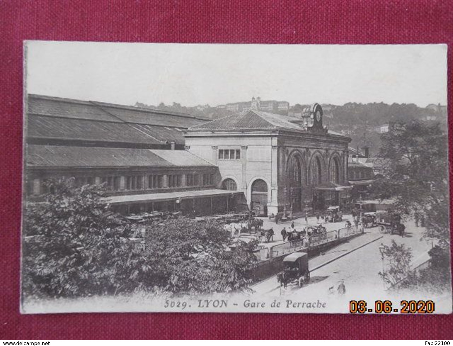 CPA - Lyon - Gare de Perrache