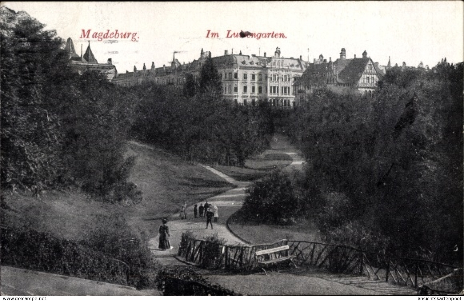 CPA Magdeburg in Saxe Anhalt, Luisengarten