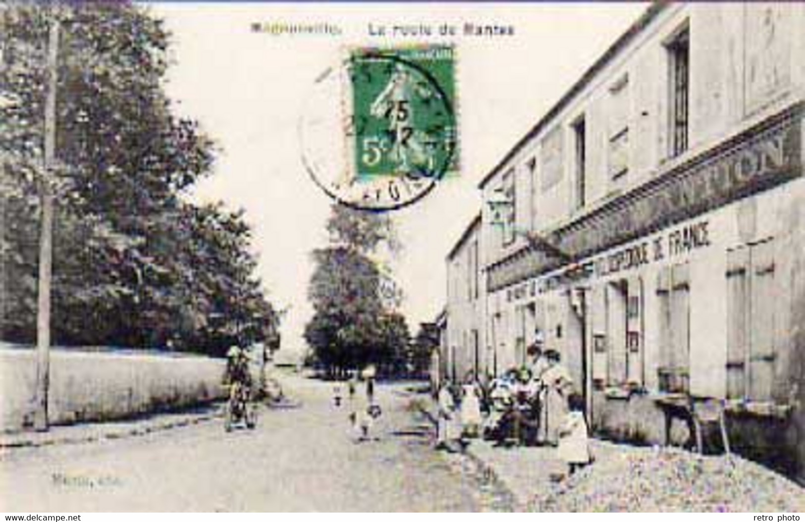 Cpa Magnanville - La route de Mantes     ( S.9973)