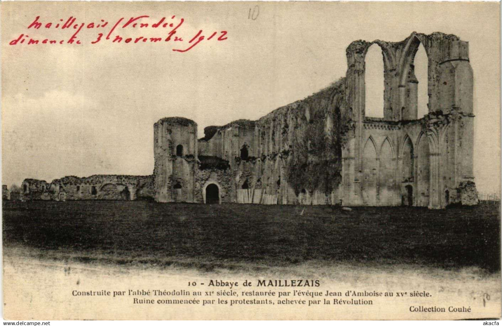 CPA MAILLEZAIS - Abbaye de MAILLEZAIS (637377)