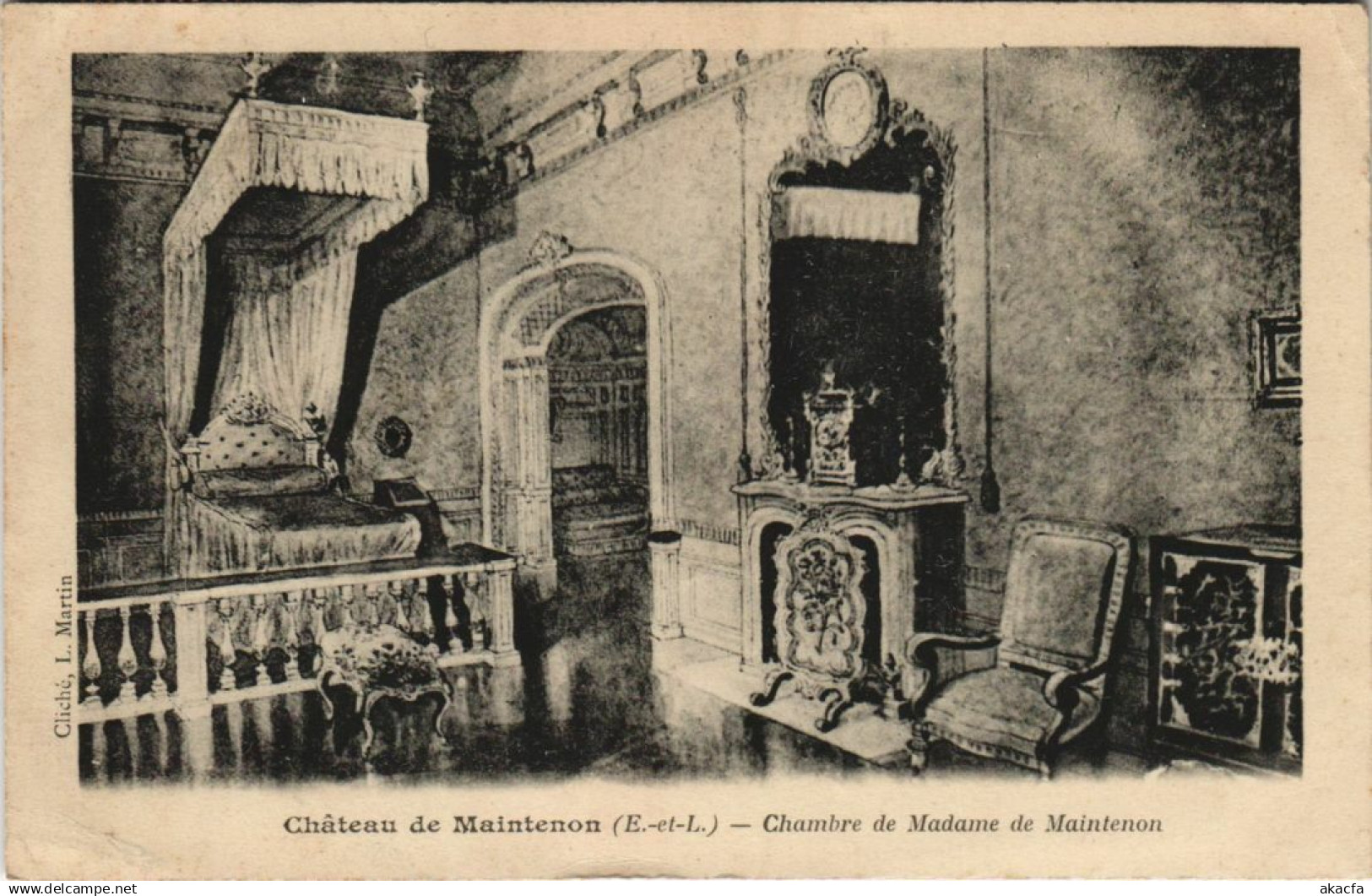 CPA MAINTENON Chateau - Chambre de Madame de Maintenon (1201629)