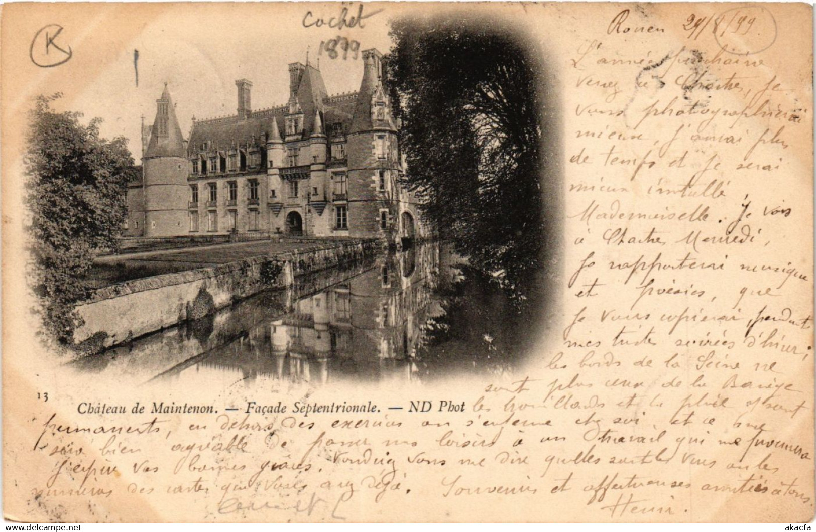 CPA MAINTENON - Chateau de MAINTENON - Facade Septentrionale (385453)