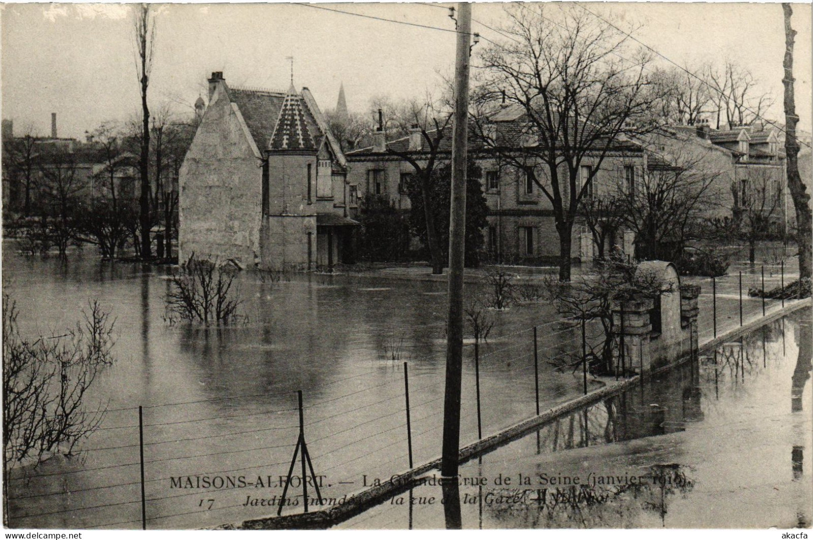 CPA Maisons-Alfort Inondations (1391256)