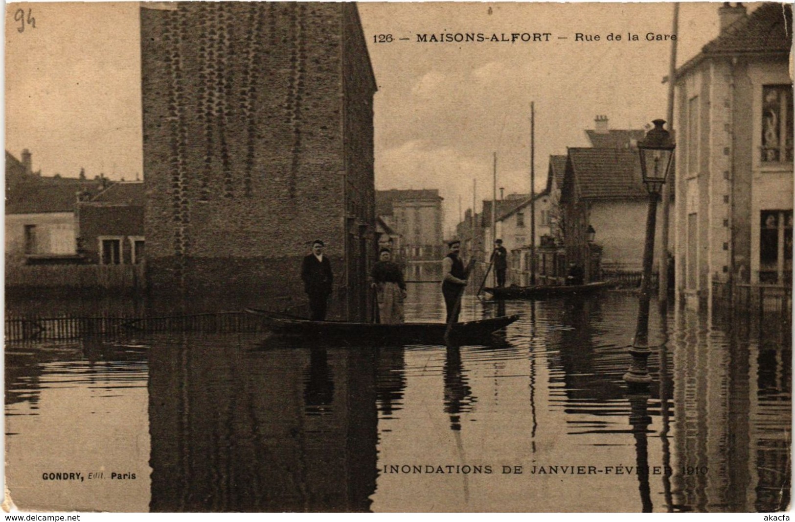 CPA MAISONS-ALFORT - Rue de la Gare (275194)