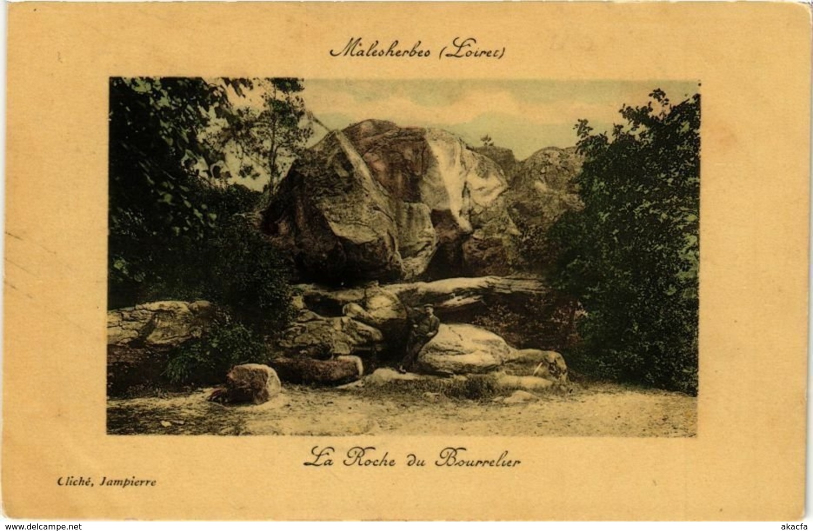 CPA MALESHERBES - La Roche du BOURRElier (227574)