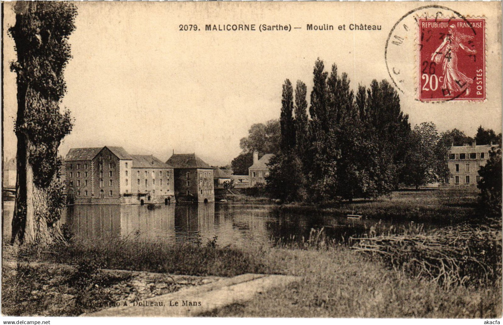 CPA MALICORNE-sur-SARTHE Moulin et Chateau FRANCE (1434571)