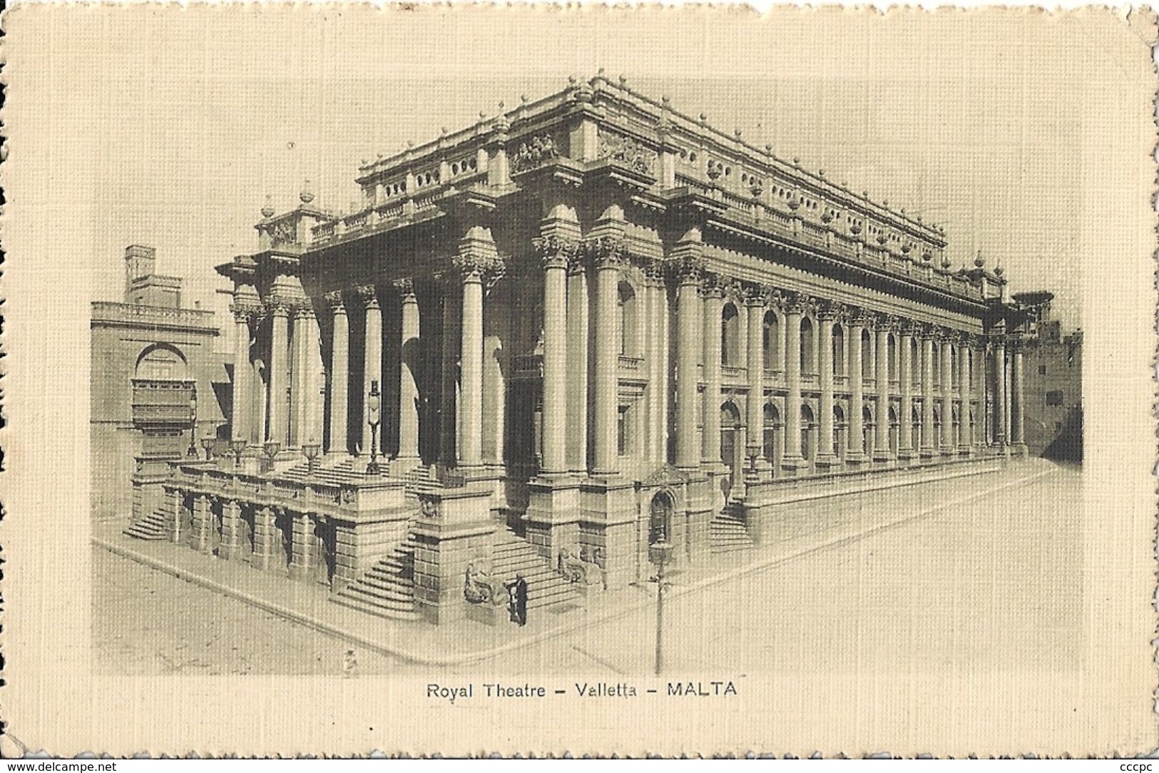 CPA Malte Royal Théâtre La Valette