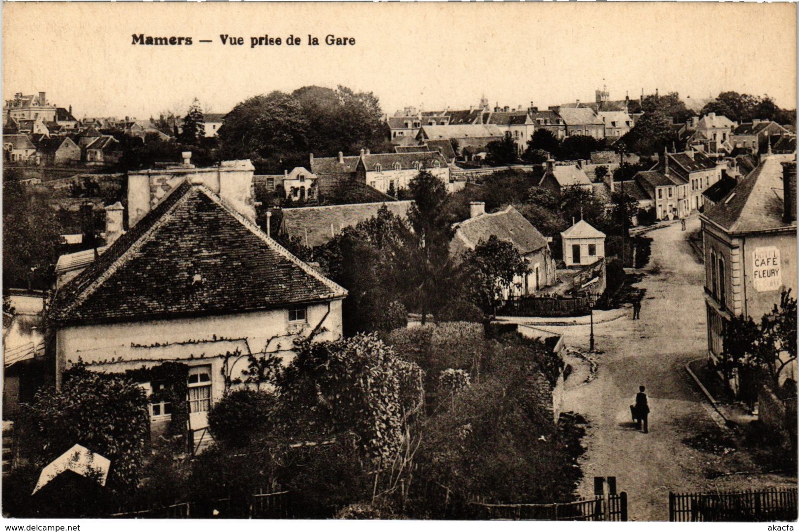 CPA MAMERS - Vue prise de la Gare (112356)