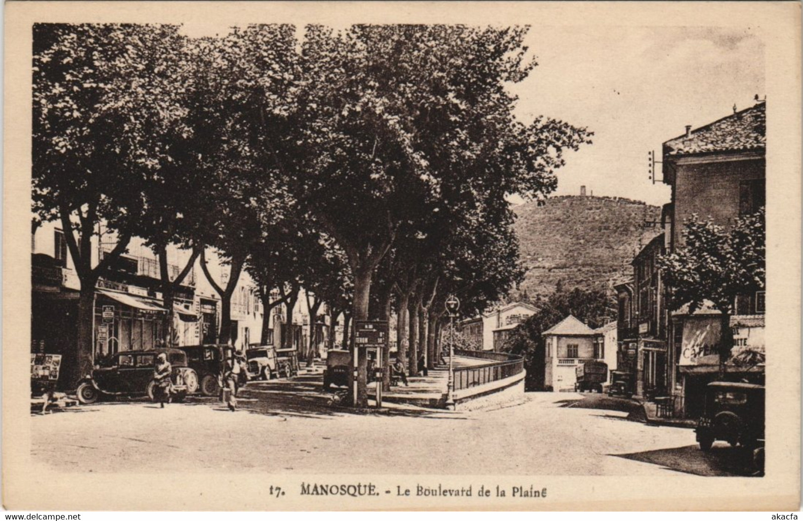 CPA MANOSQUE - Le Boulevard de la Plaine (142920)