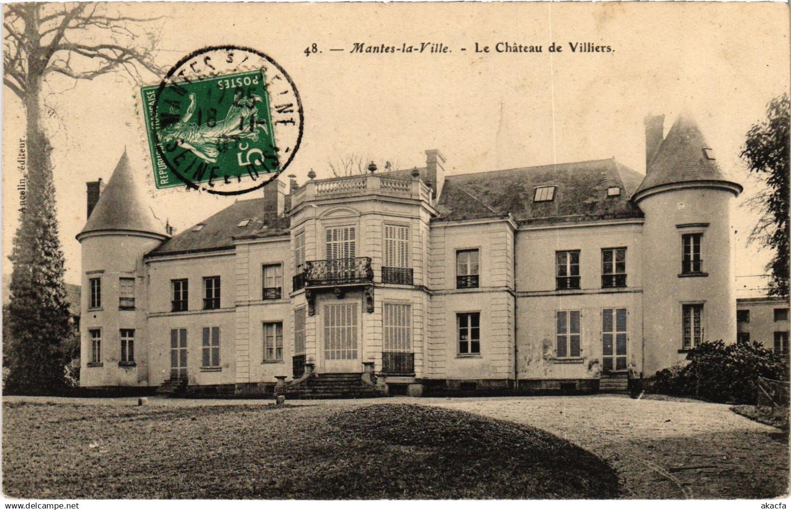 CPA Mantes La Ville Chateau de Villiers (1460315)