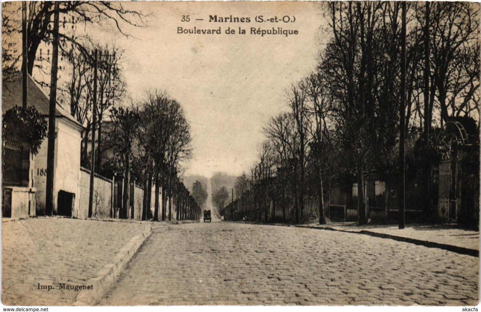 CPA MARINES - Boulevard de la Republique (107500)