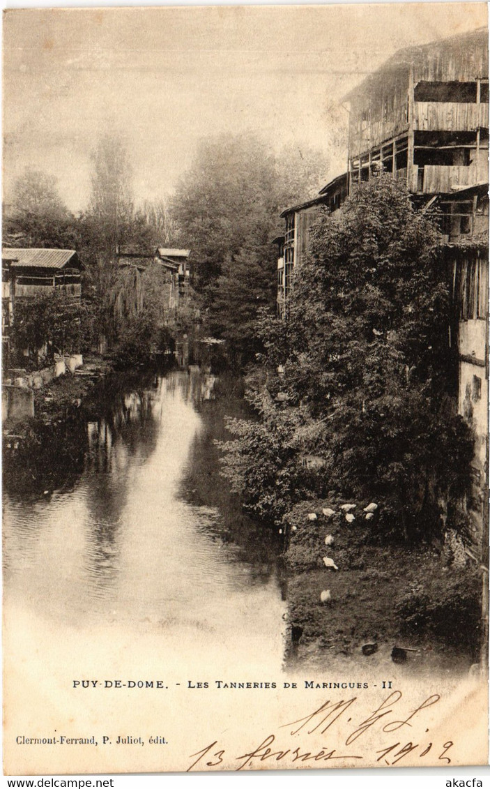 CPA MARINGUES Les Tanneries de Maringues (1257013)