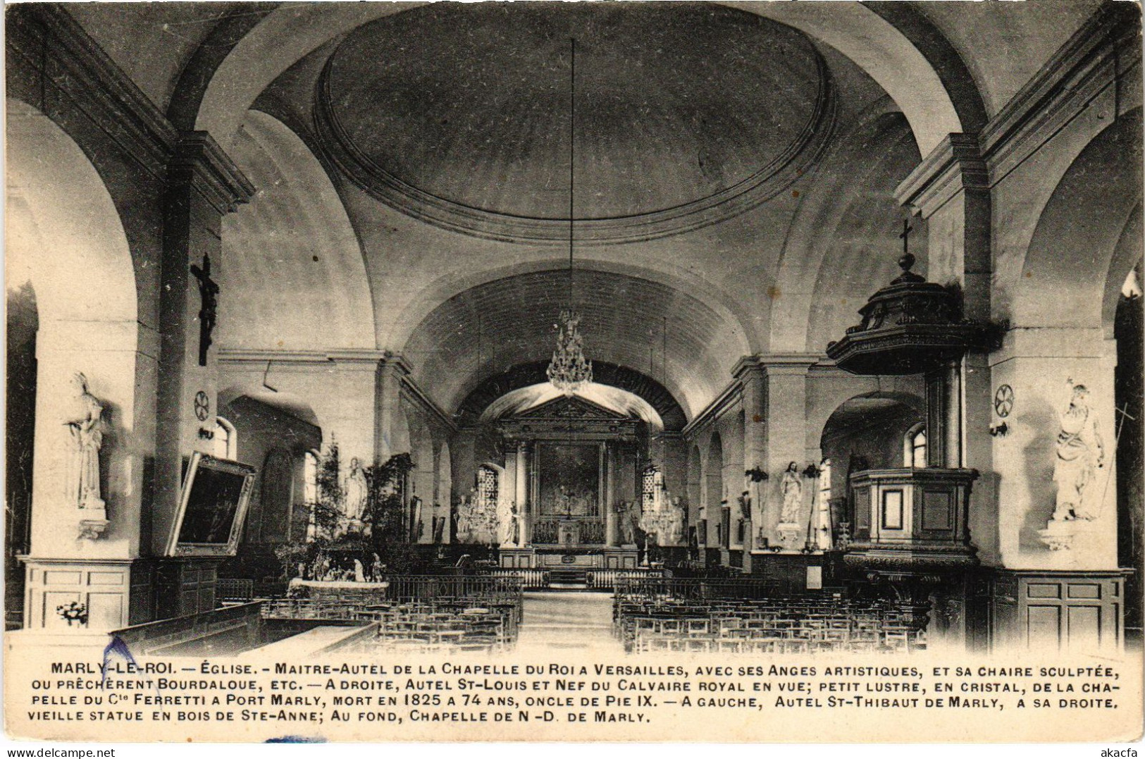 CPA MARLY-le-ROI L'Eglise - Interieur (1387000)