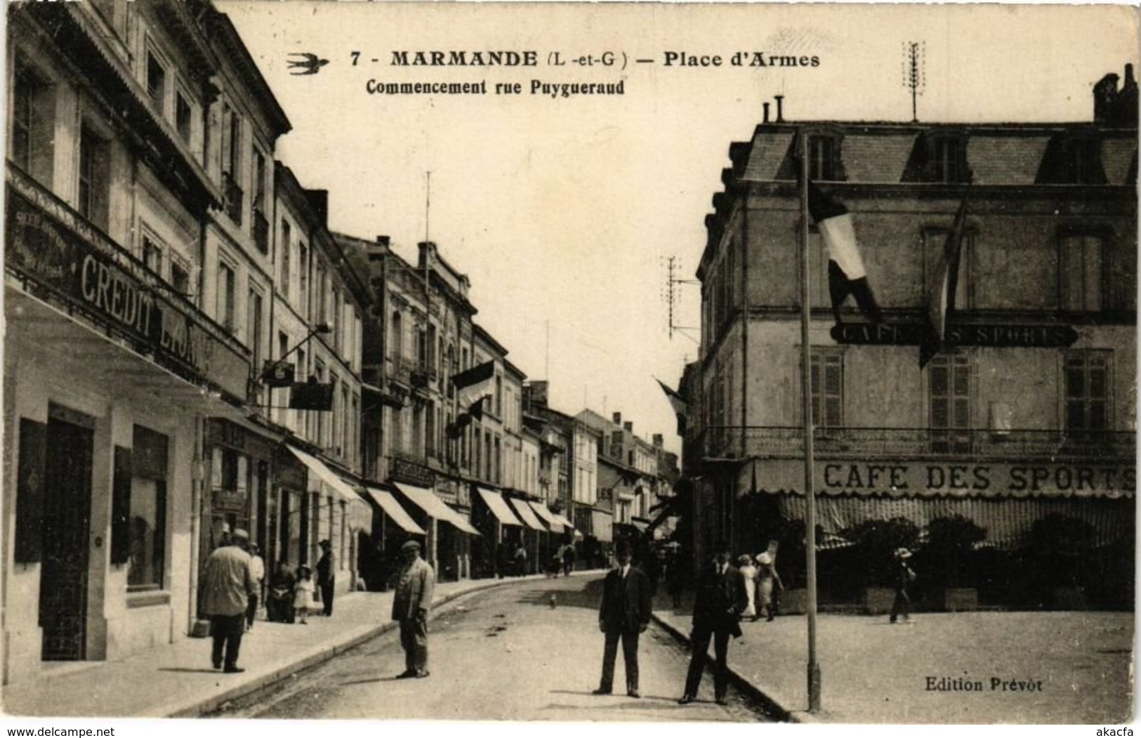 CPA MARMANDE - Place d'Armes (251374)