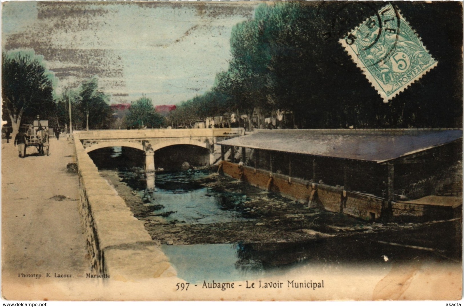 CPA MARSEILLE - AUBAGNE La Lavoir Municipal (986294)