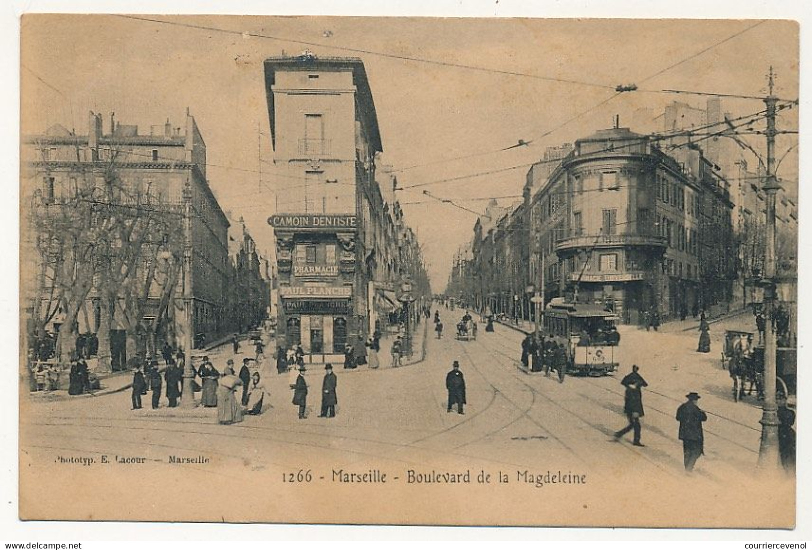 CPA - MARSEILLE (B du R) - Boulevard de la Magdeleine (Actuel "Boulevard de la Madeleine")