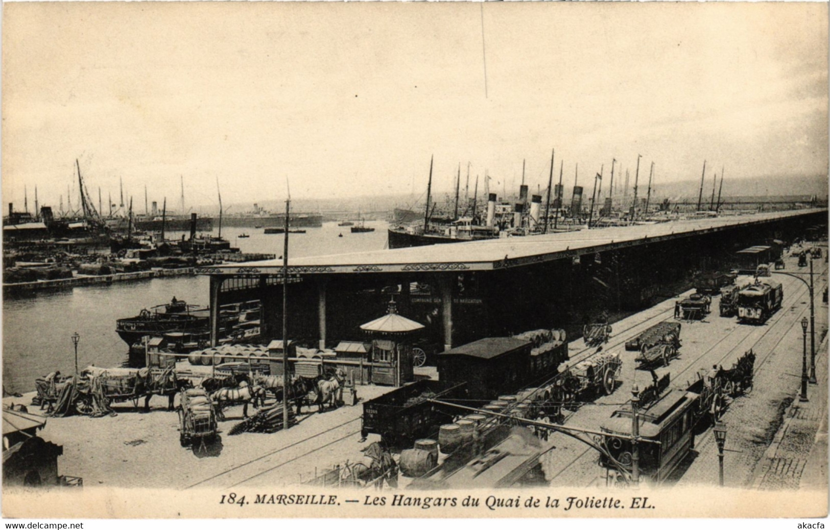 CPA MARSEILLE Les Hangars du Quai de la Joliette (987647)