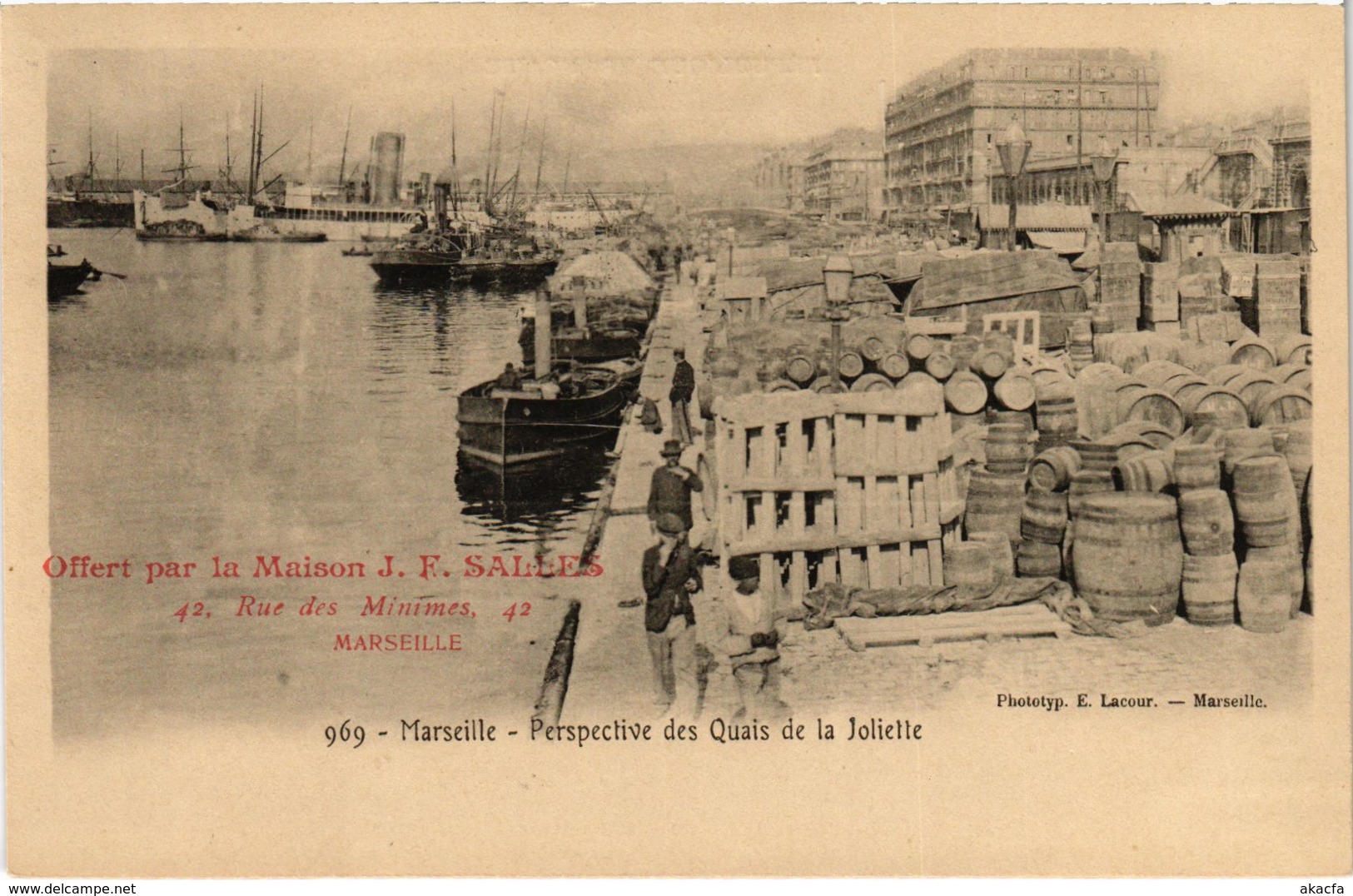 CPA MARSEILLE - Perspective des Quais de la Joliette (986576)