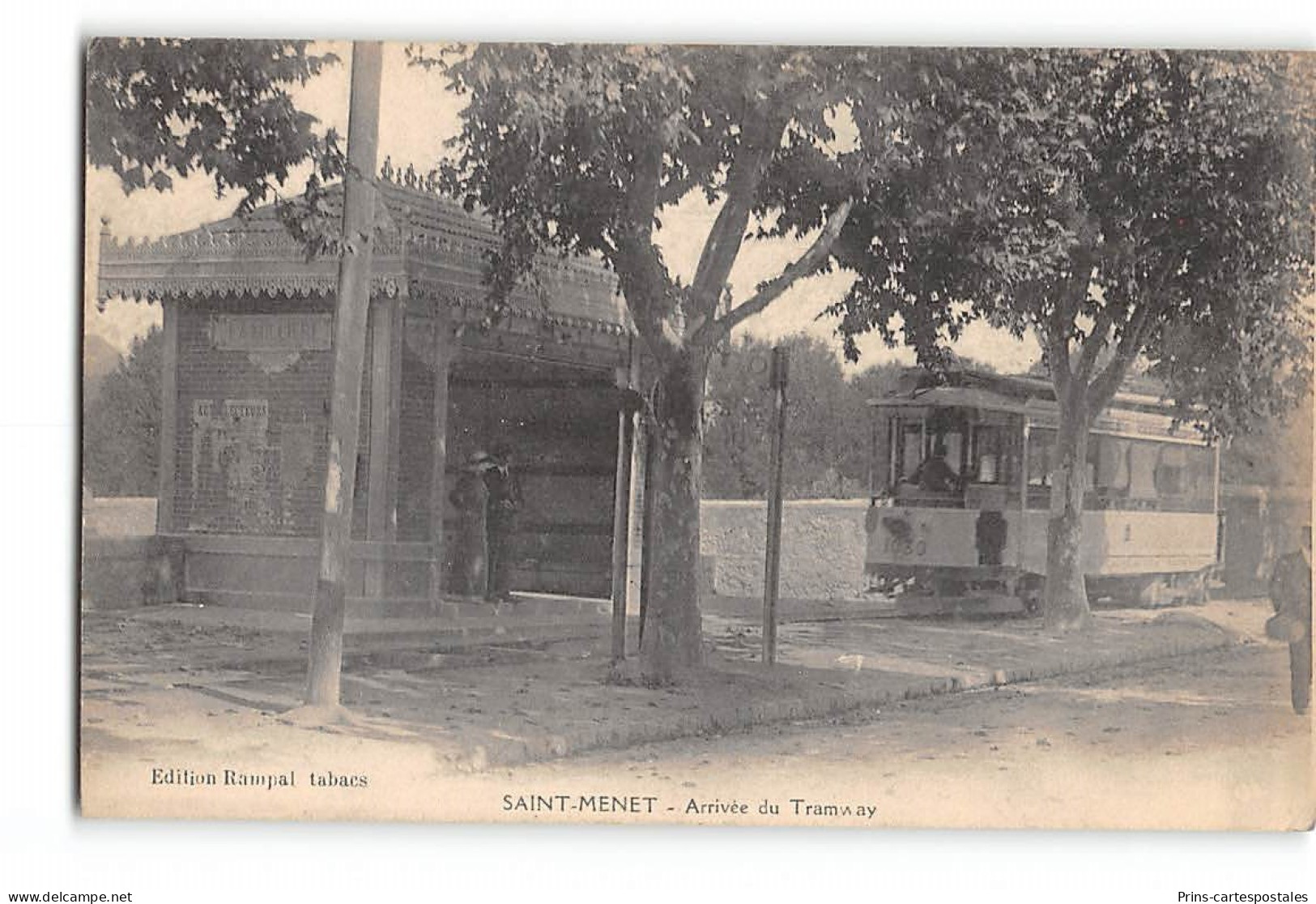 CPA Marseille St Saint Menet arrivée du tramway