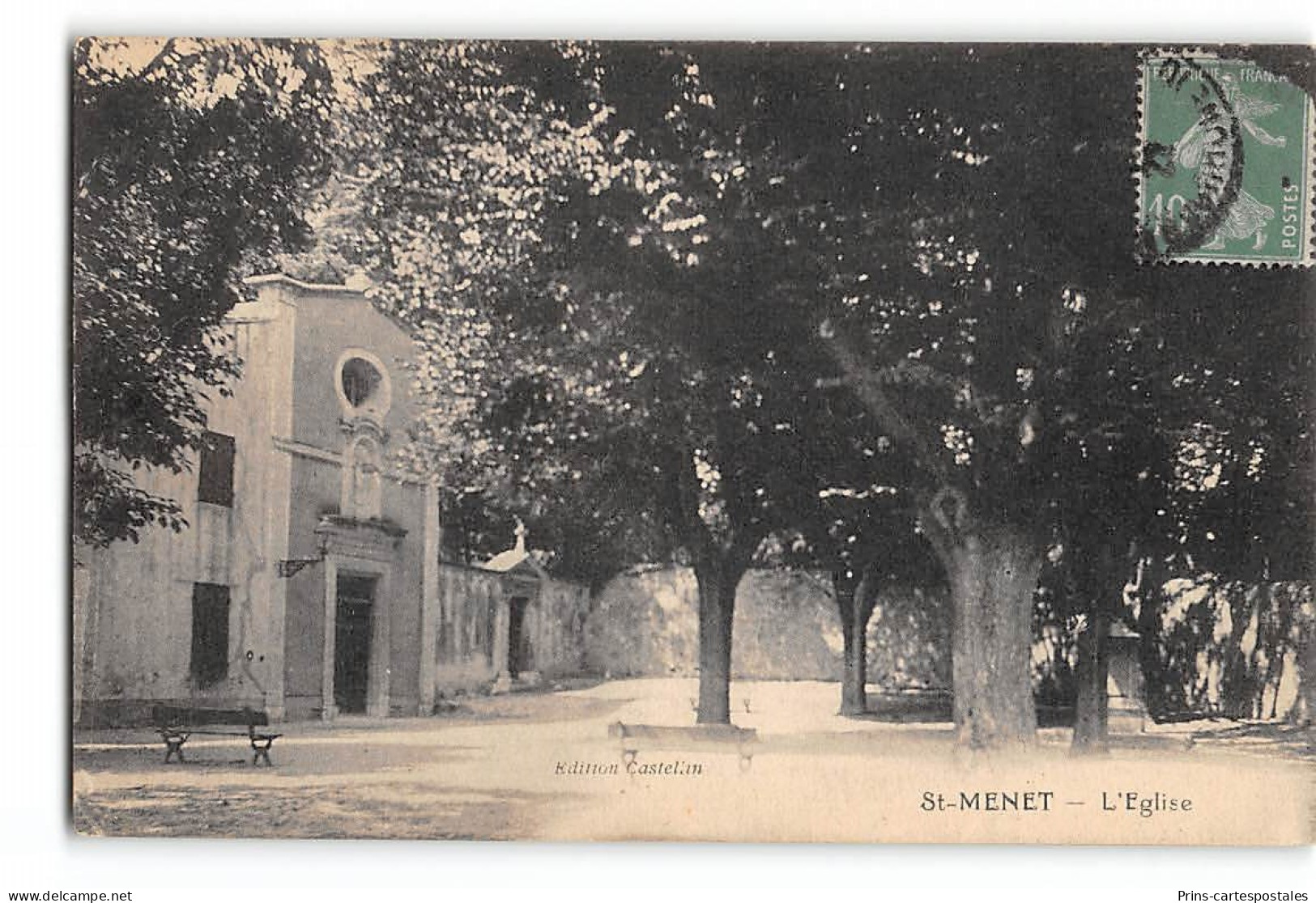 CPA Marseille St Saint Menet l'église